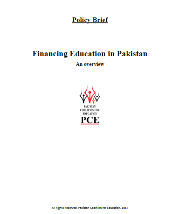Policy Brief On Financing Education In Pakistan