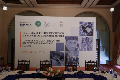 Towards a Resilient Education Recovery from Pakistan's Floods
