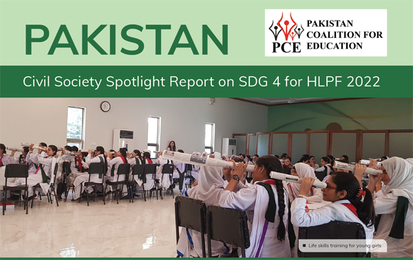 Pakistan Civil Society Spotlight Report on SDG 4 for HELP 2022